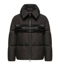 Manchot Beaded-trim Mid-length Down Jacket