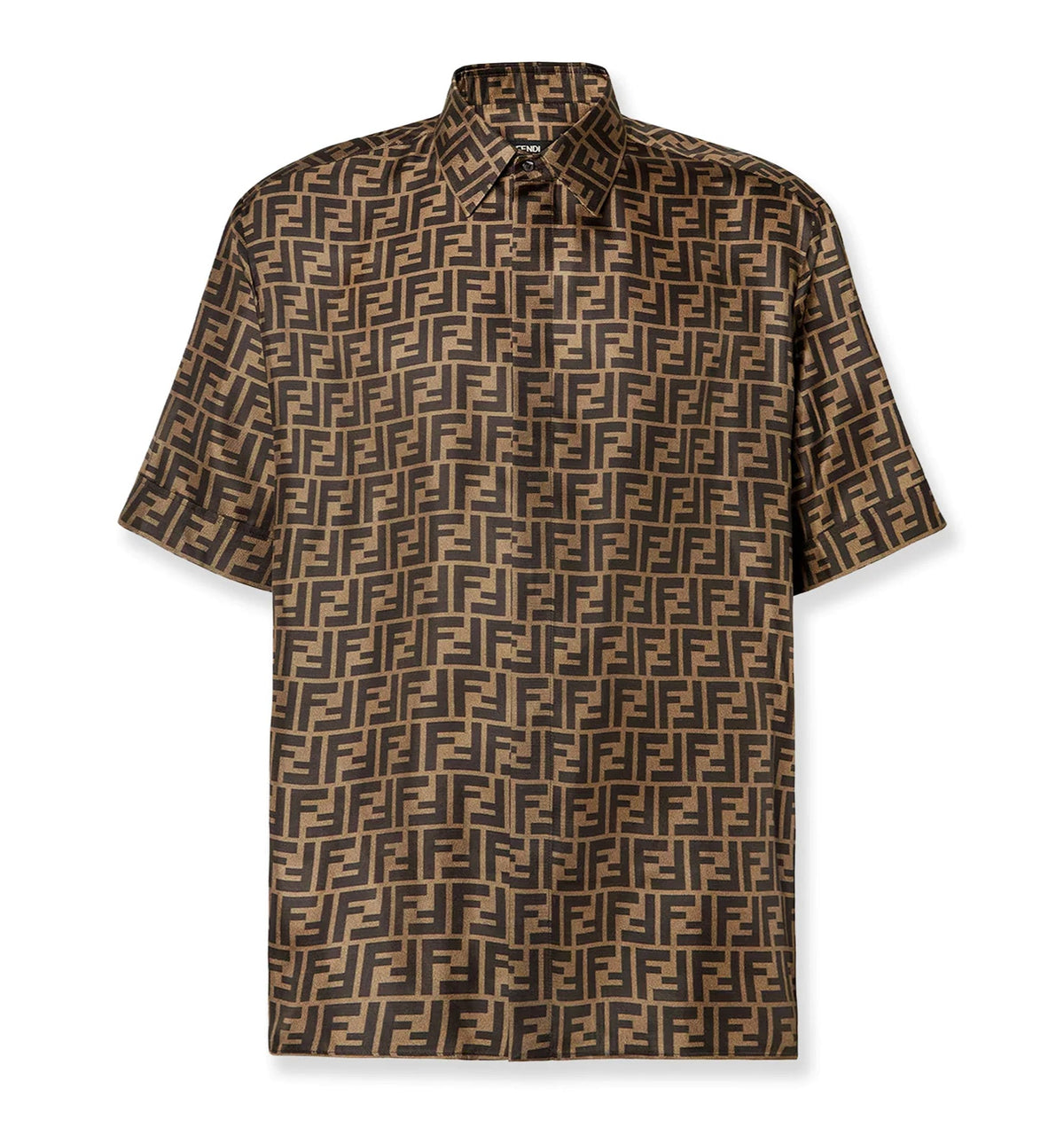 Silk shirt with FF motif