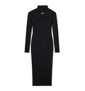 Off Stamp Rib Round Long Dress