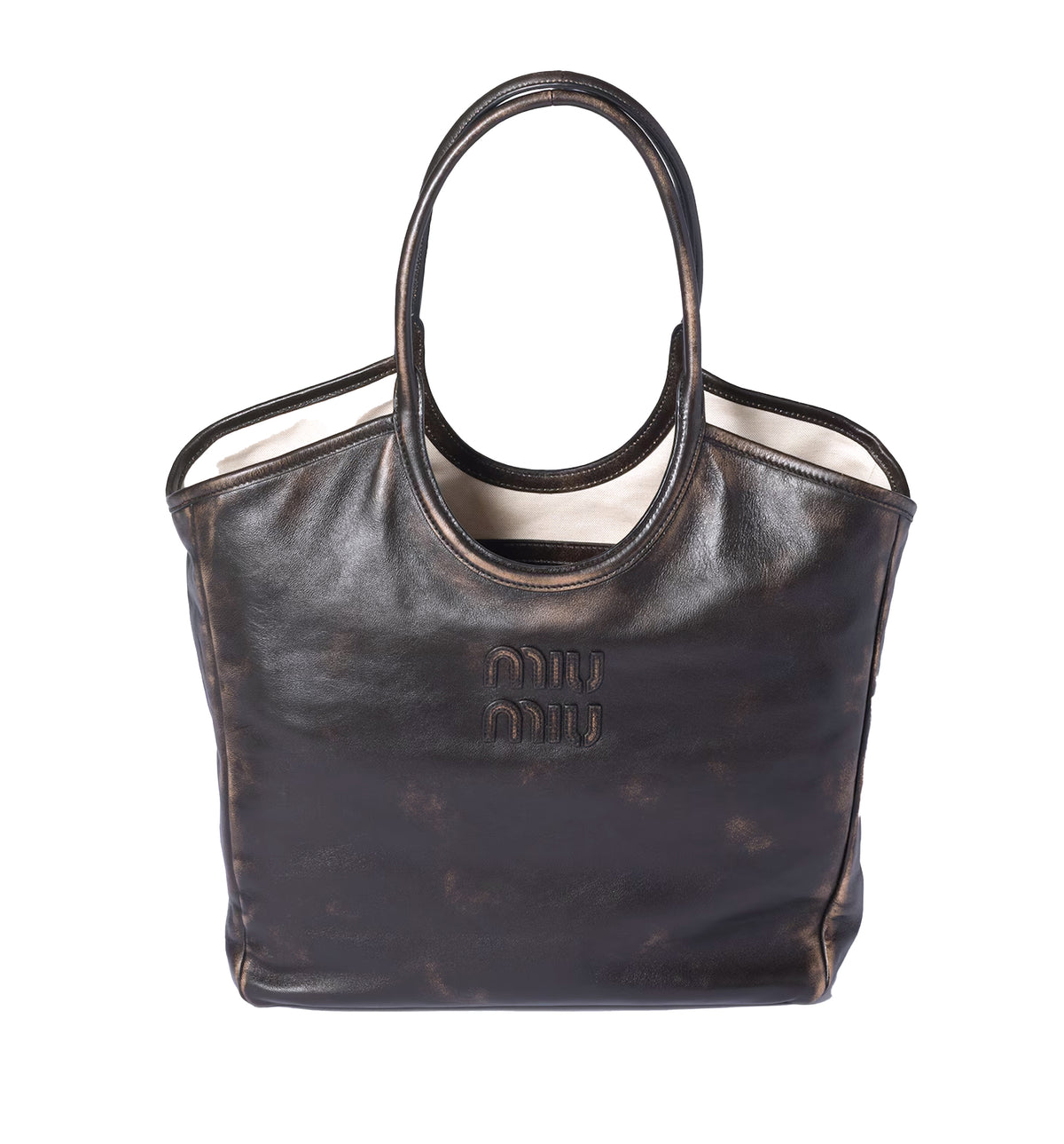 Ivy leather tote bag