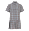 Embroidered Cotton Mini Shirt Dress
