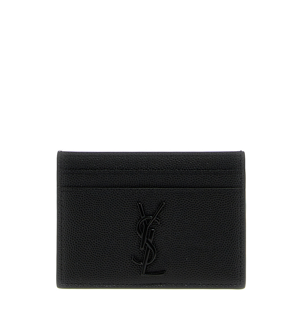 Cassandre Card Case In Grain De Poudre Leather