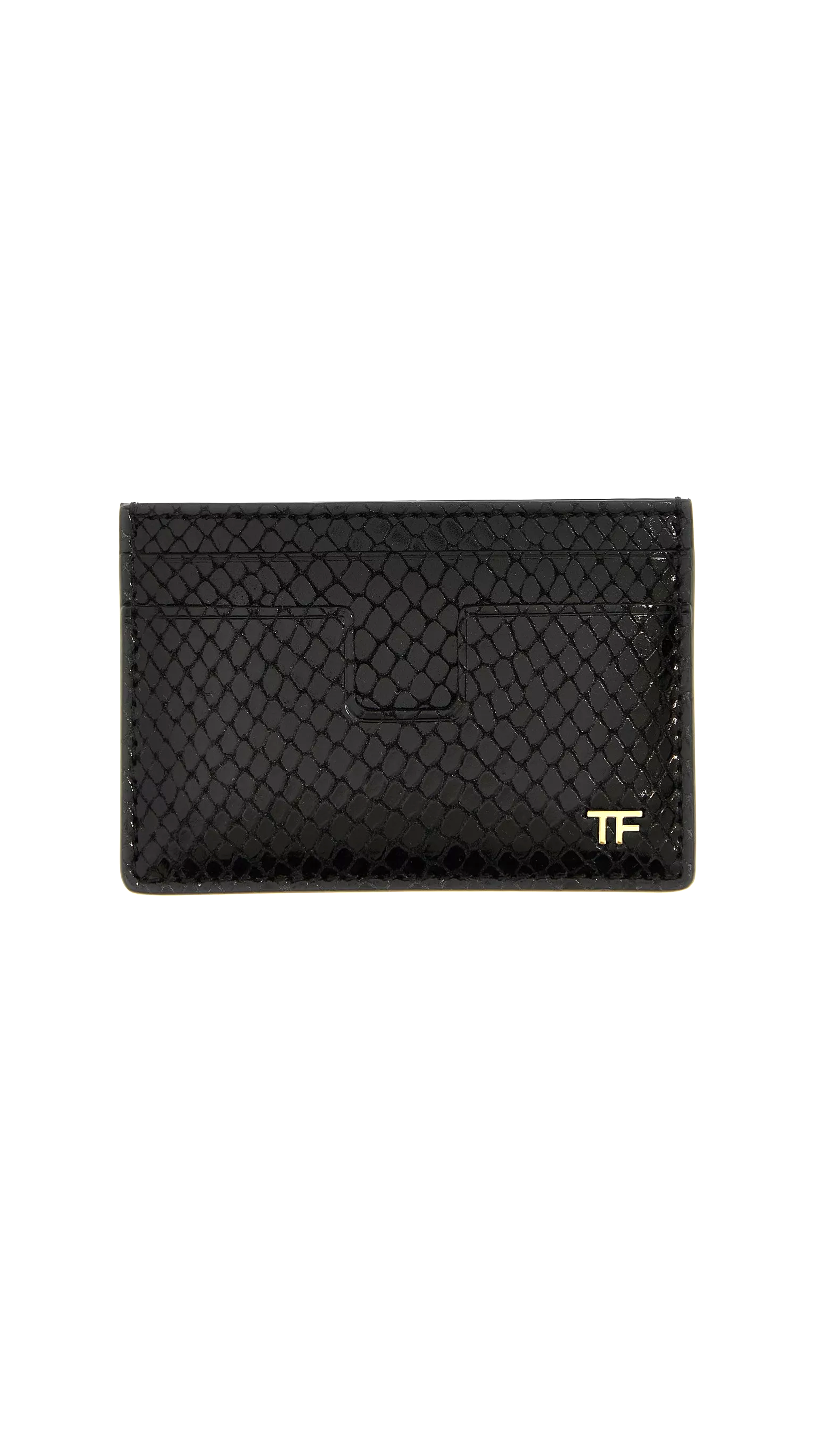 Cardholder Snake Print - Black