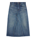 Midi Skirt In Dark Union Wash Denim