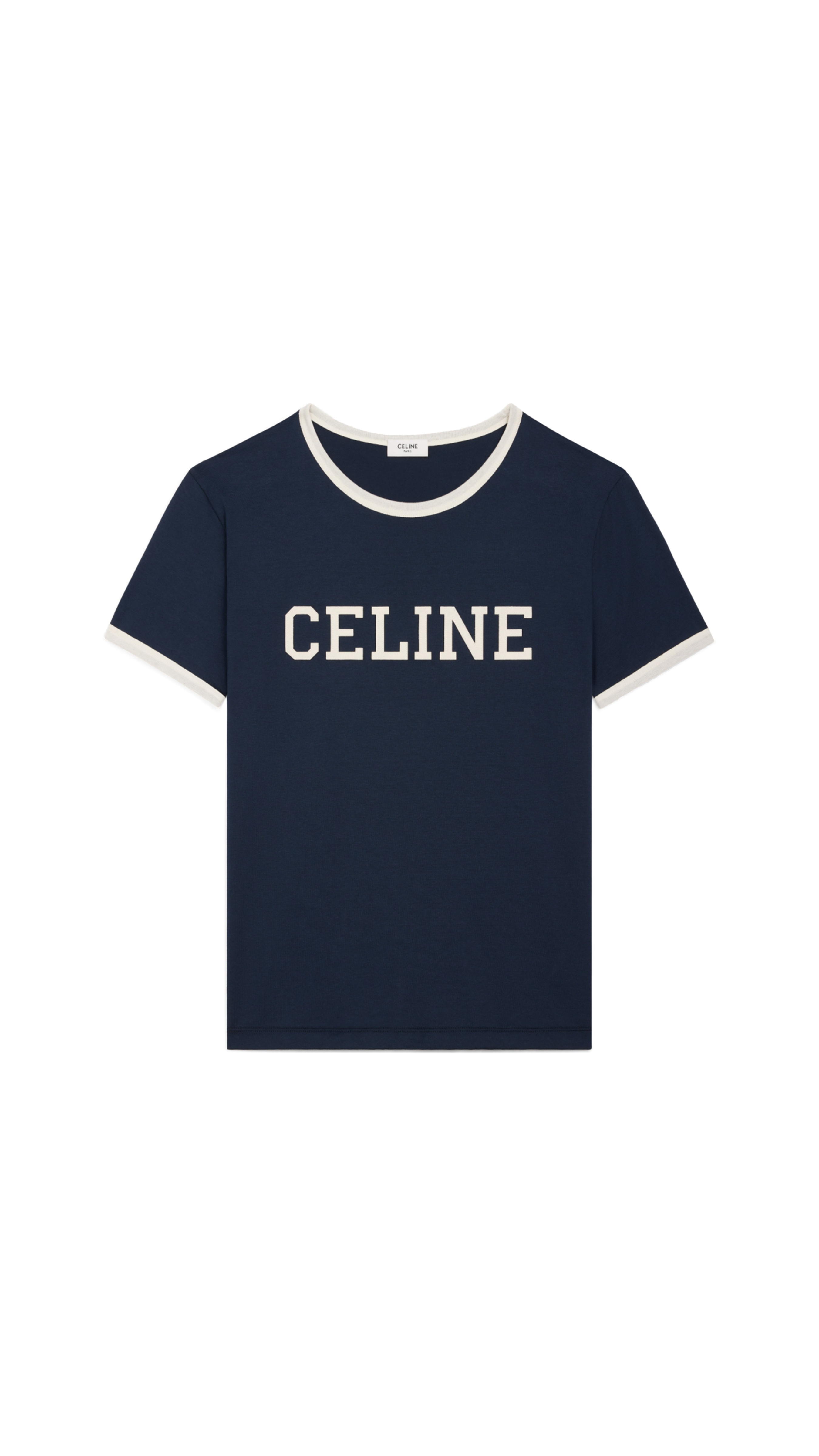 Regular T-Shirt in Cotton Jersey - Navy