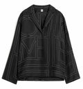 Monogram Silk PJ Top