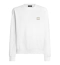Jersey Sweatshirt With Logo Plate