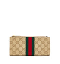 Long wallet with Web
