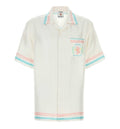 Dance Joy Short Sleeve Silk Shirt