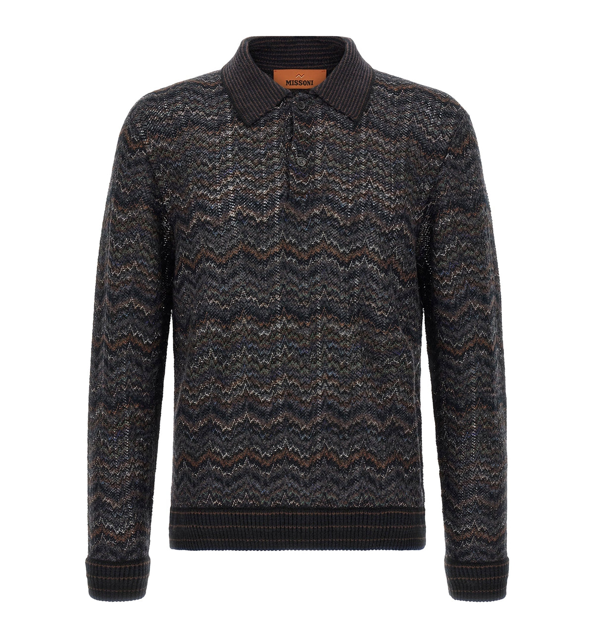 Knitted polo shirt