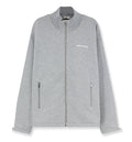 Cotton fleece zipper sweatshirt