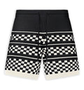 Checkered Mesh Short