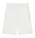 Cargo Bermuda Shorts In Herringbone Denim