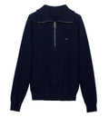 Wool and Cashmere Polo Sweater
