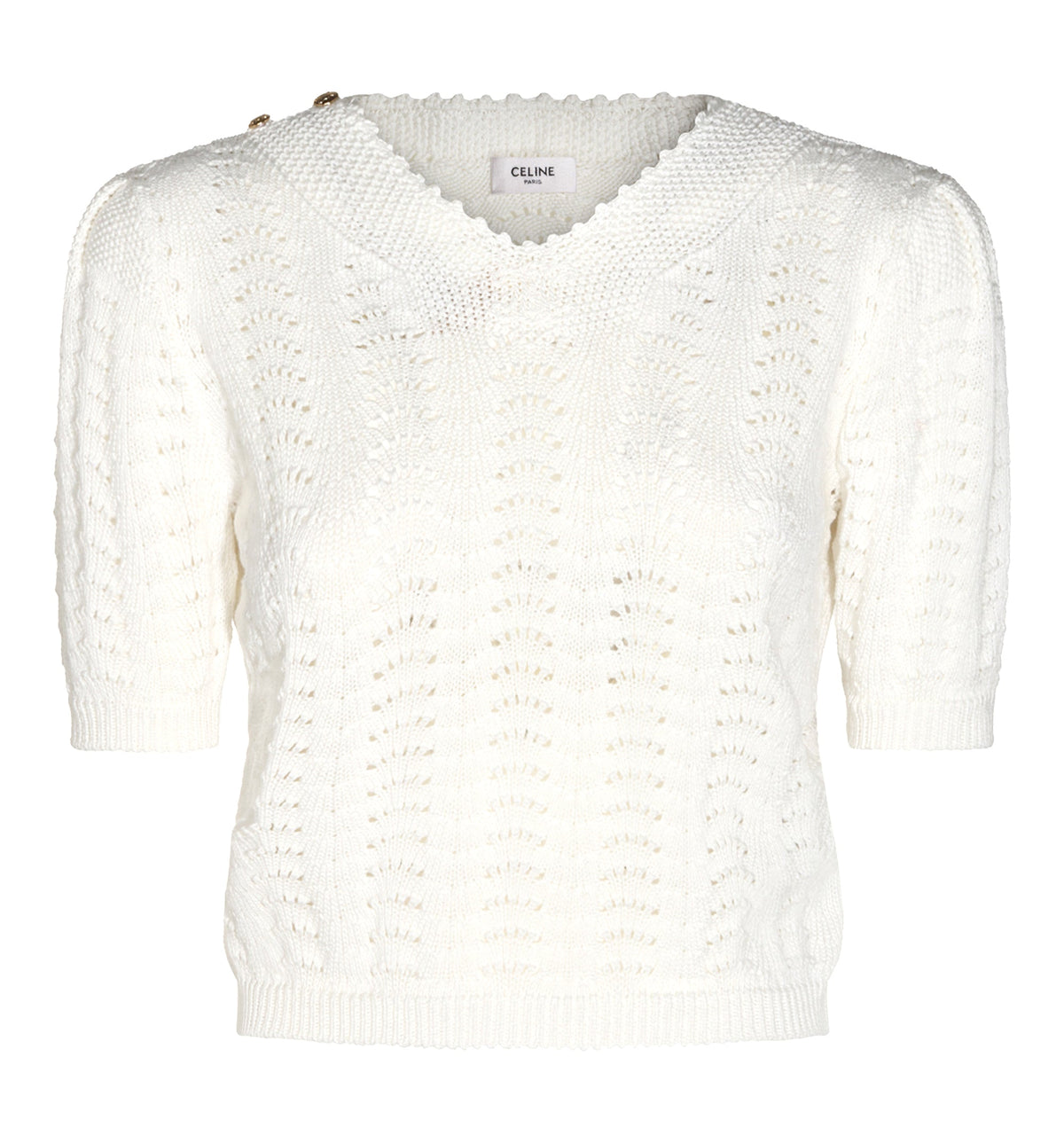 Top In Cotton Pointelle