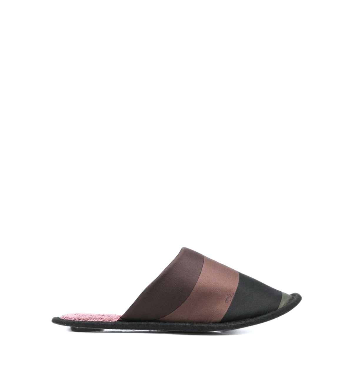 Silk Striped Slippers