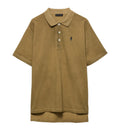 Garment-dyed cotton polo shirt