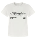 Embroidered Cursive Logo Cotton T-Shirt