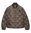 Short technical fabric down jacket