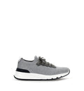 Cotton Knit And Semi-Polished Calfskin Runners
