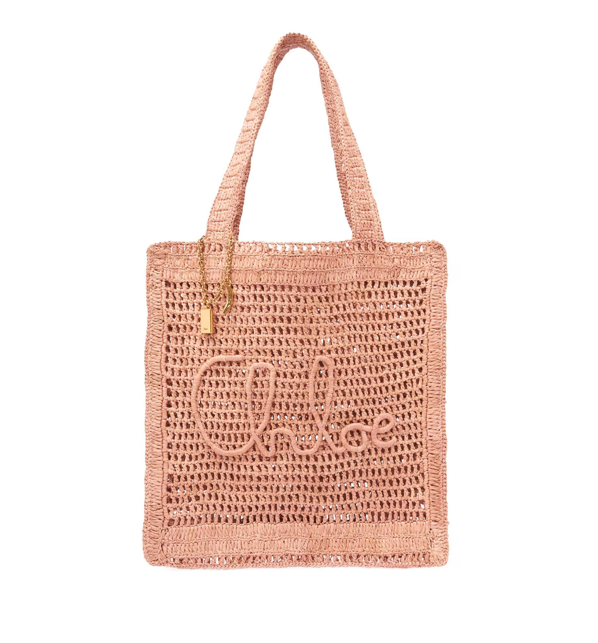Summer Banana tote bag in raffia