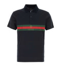 Cotton Jersey Polo Shirt With Web