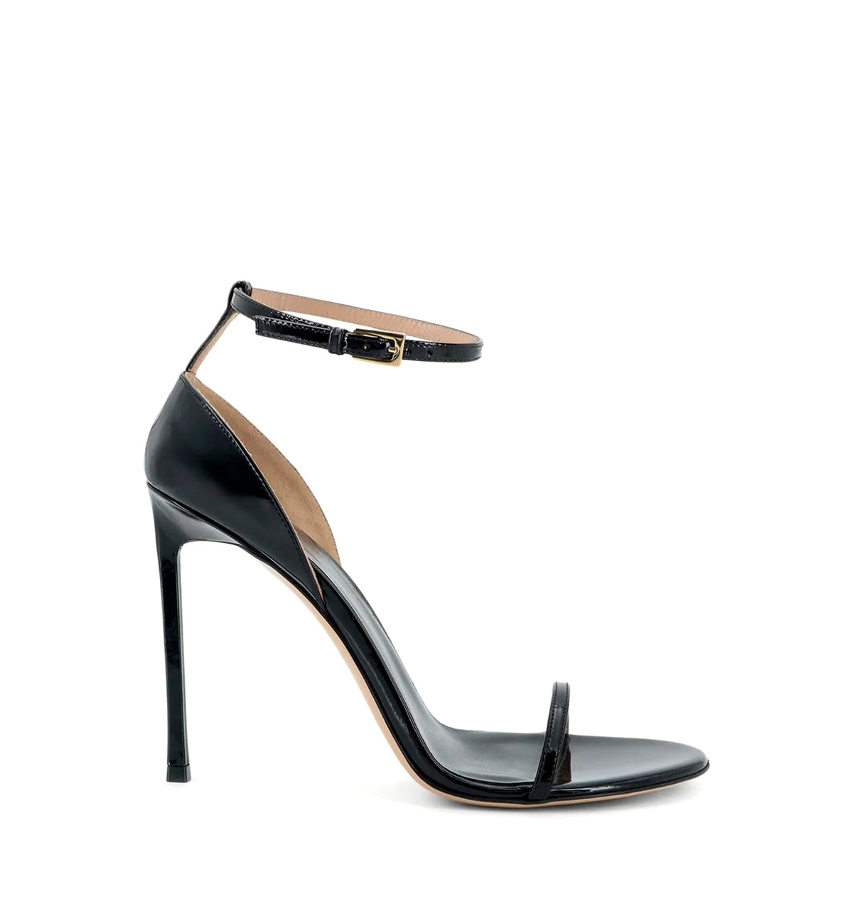 Patent leather sandals