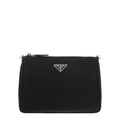 Re-Nylon and Saffiano Leather Shoulder Bag