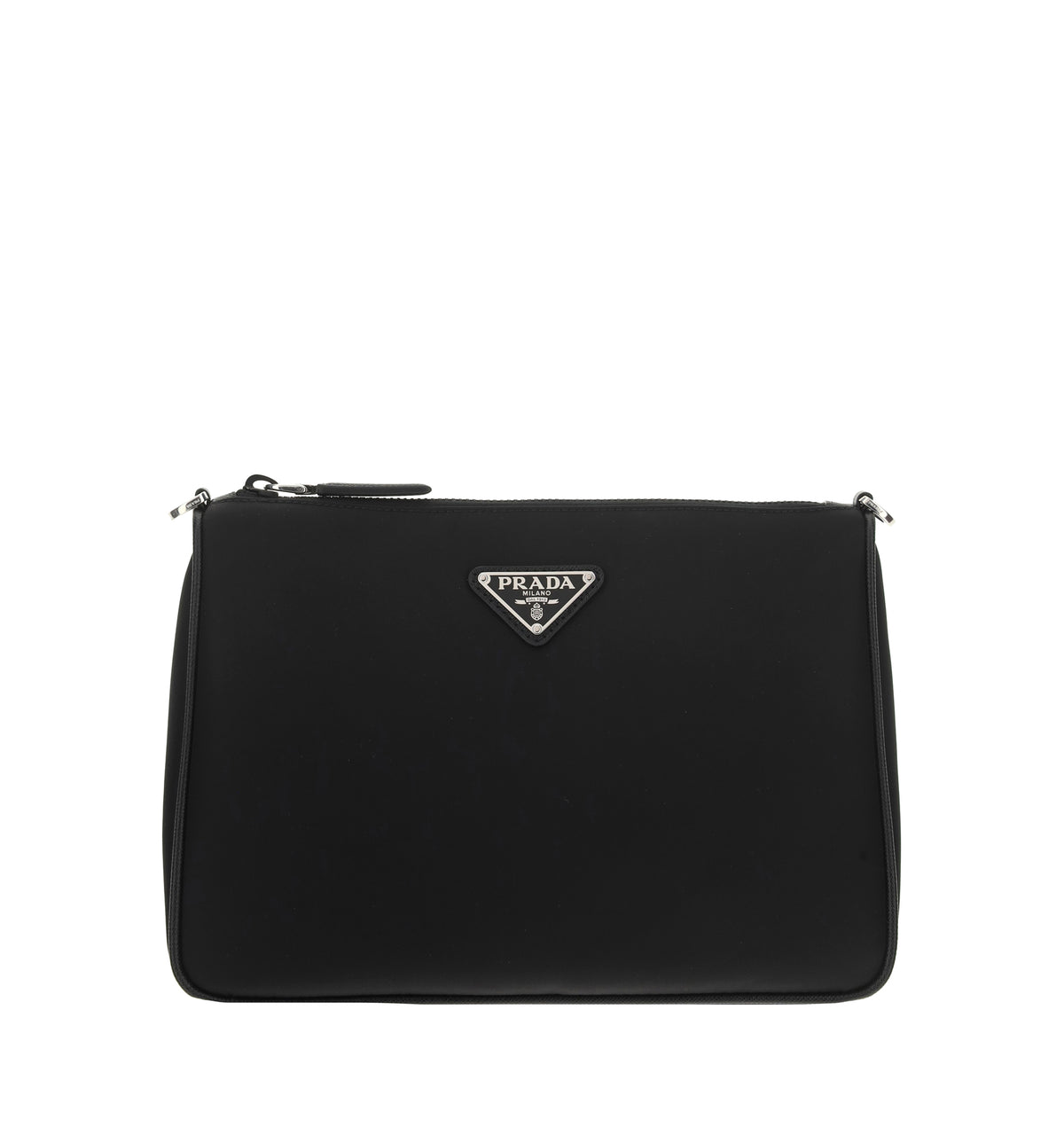 Re-Nylon and Saffiano Leather Shoulder Bag