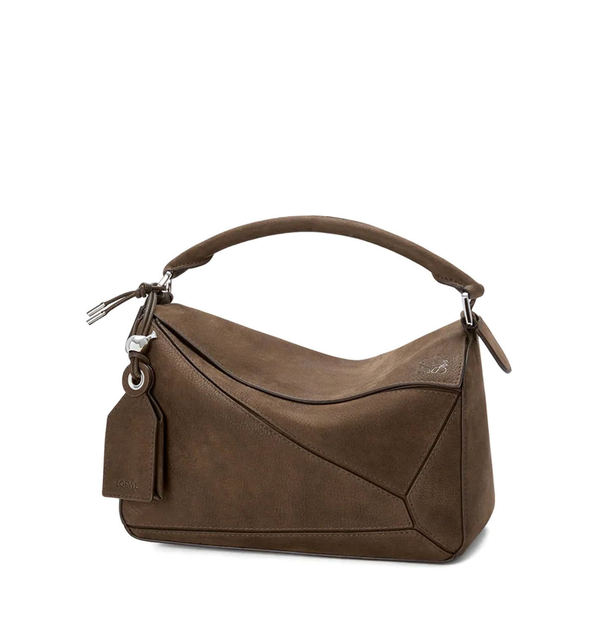 Small Featherlight Puzzle bag in grained nubuck