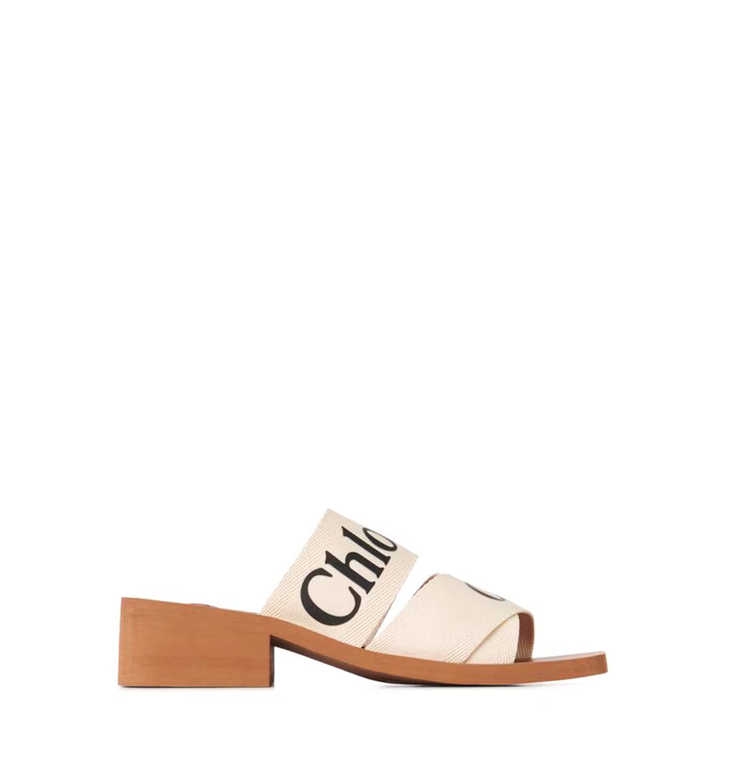 Woody Heeled Mule