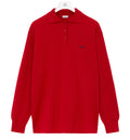 Polo Sweater In Cashmere And Silk Blend