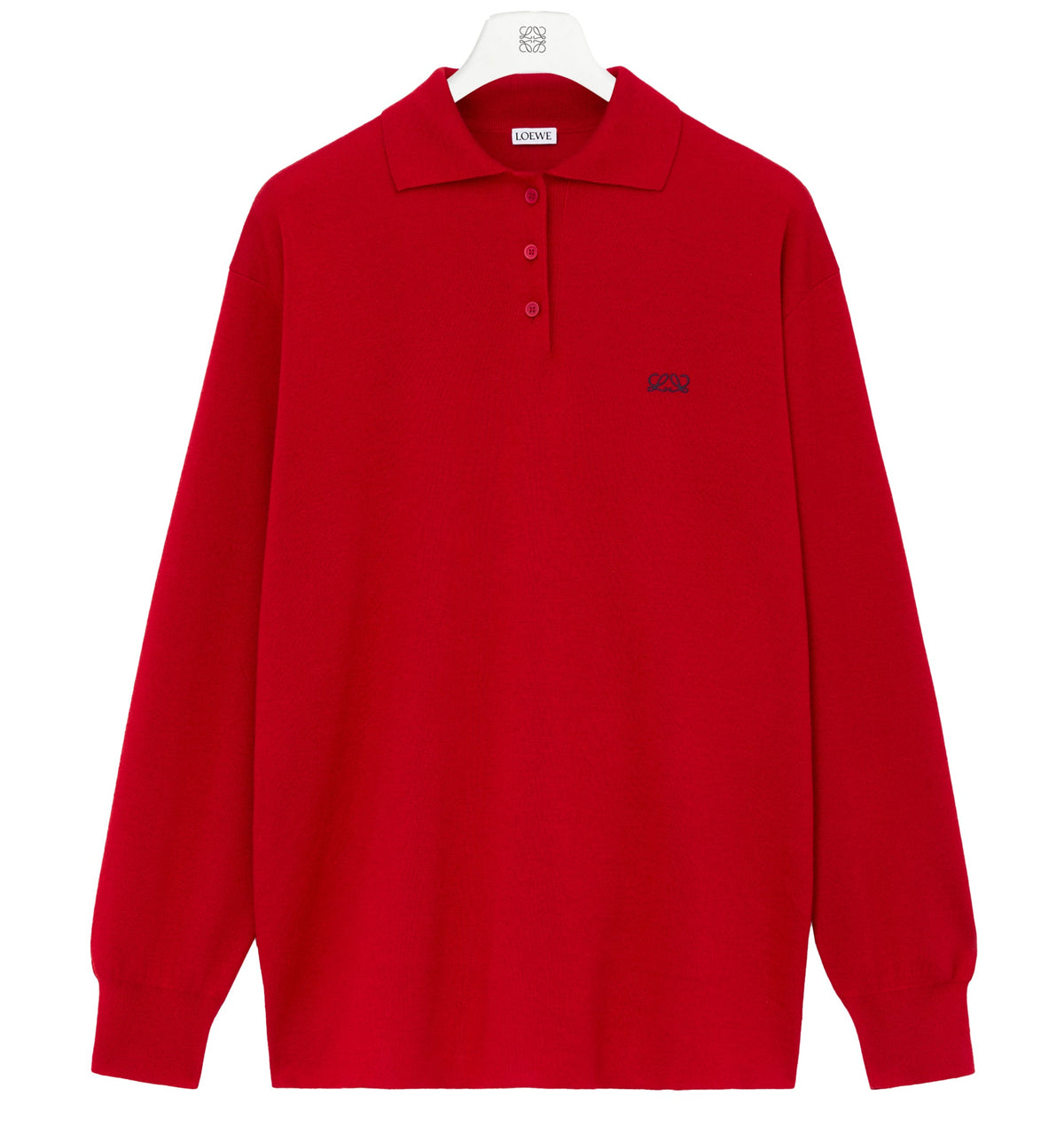 Polo Sweater In Cashmere And Silk Blend