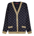GG Cotton Lamé Cardigan