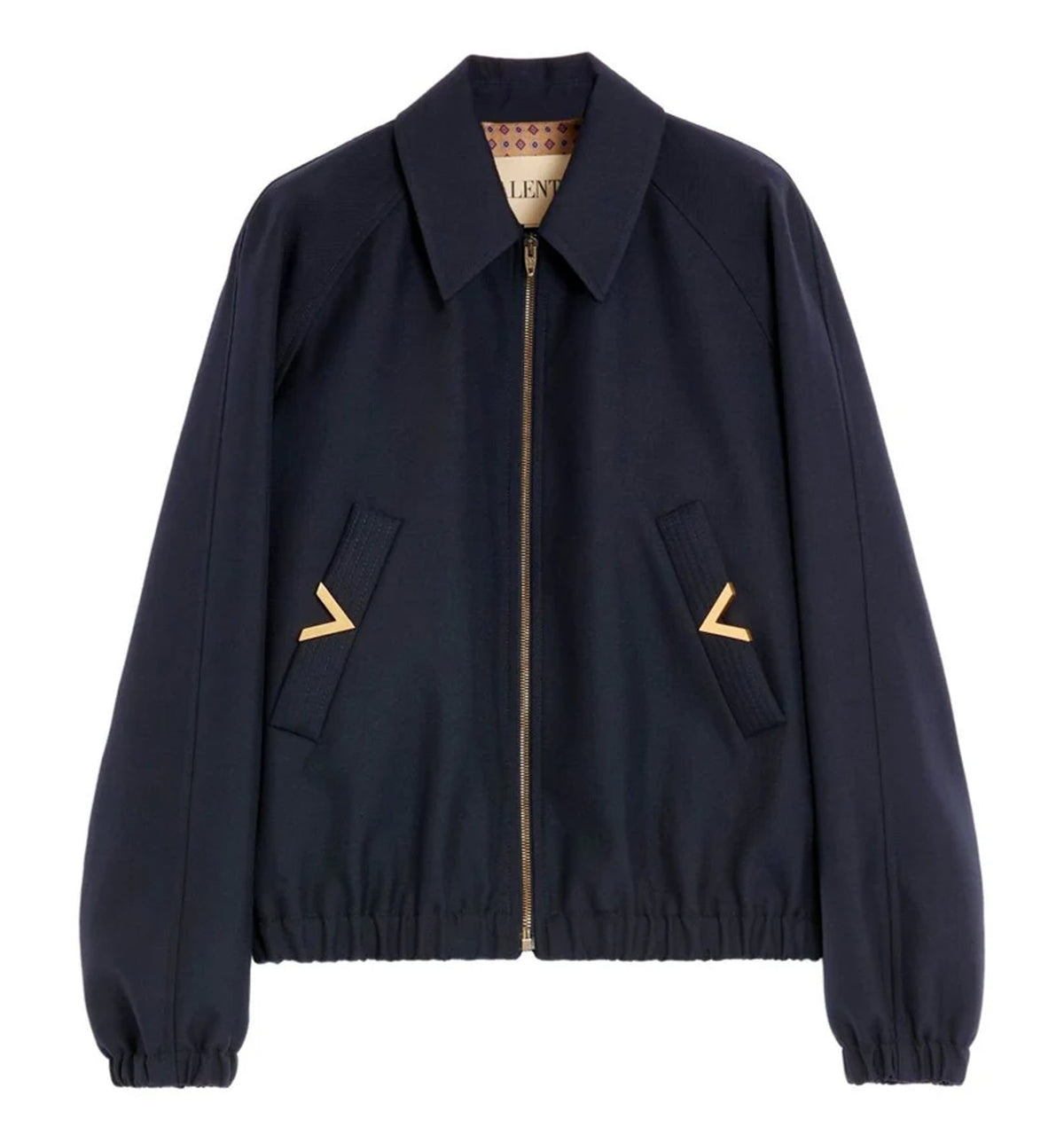 VGold Wool Blend Blouson Jacket