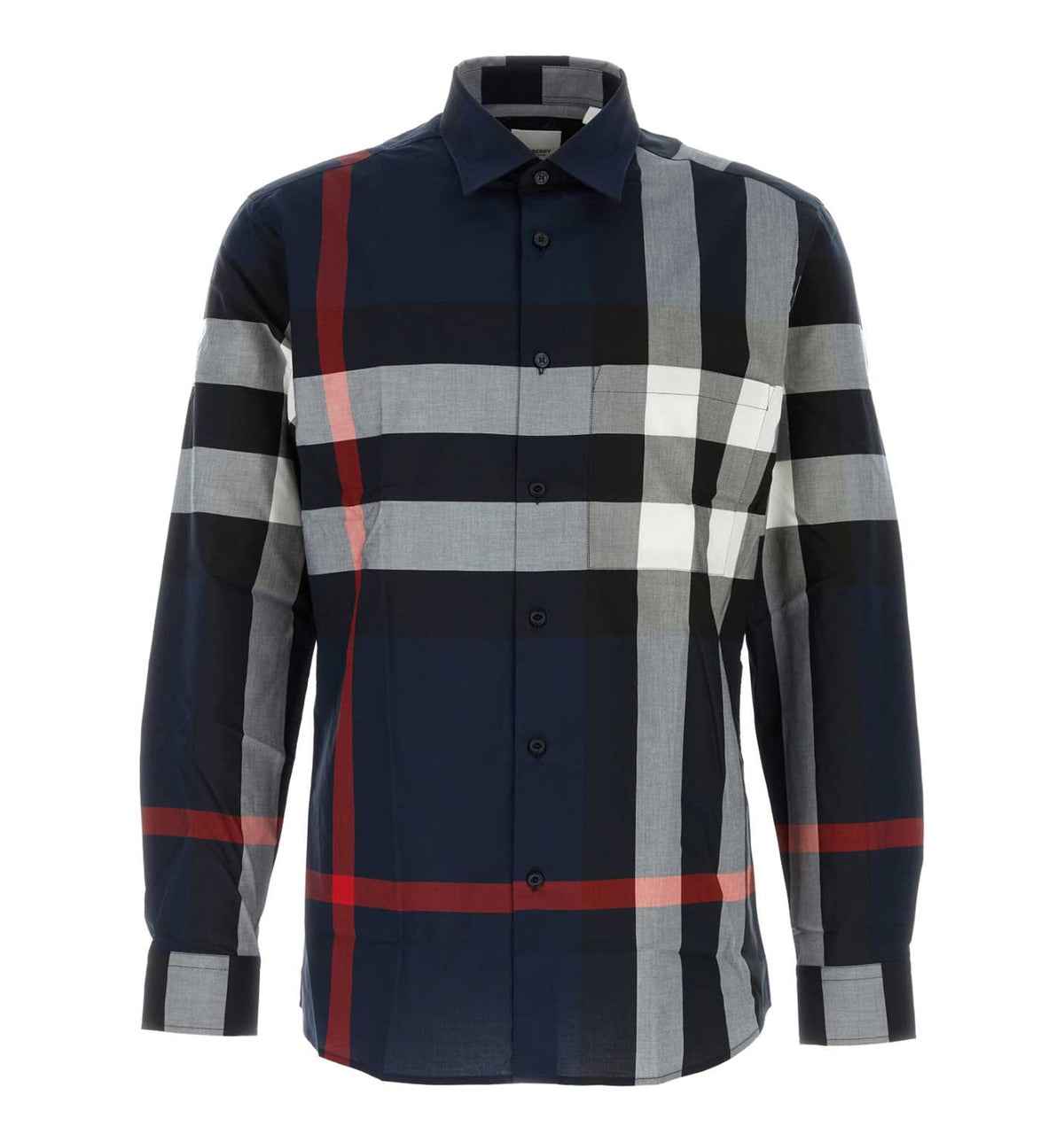 Slim Fit Check Cotton Shirt