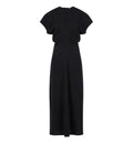 Slouch Waist Wool Dress