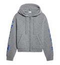 Zip-up virgin wool cardigan