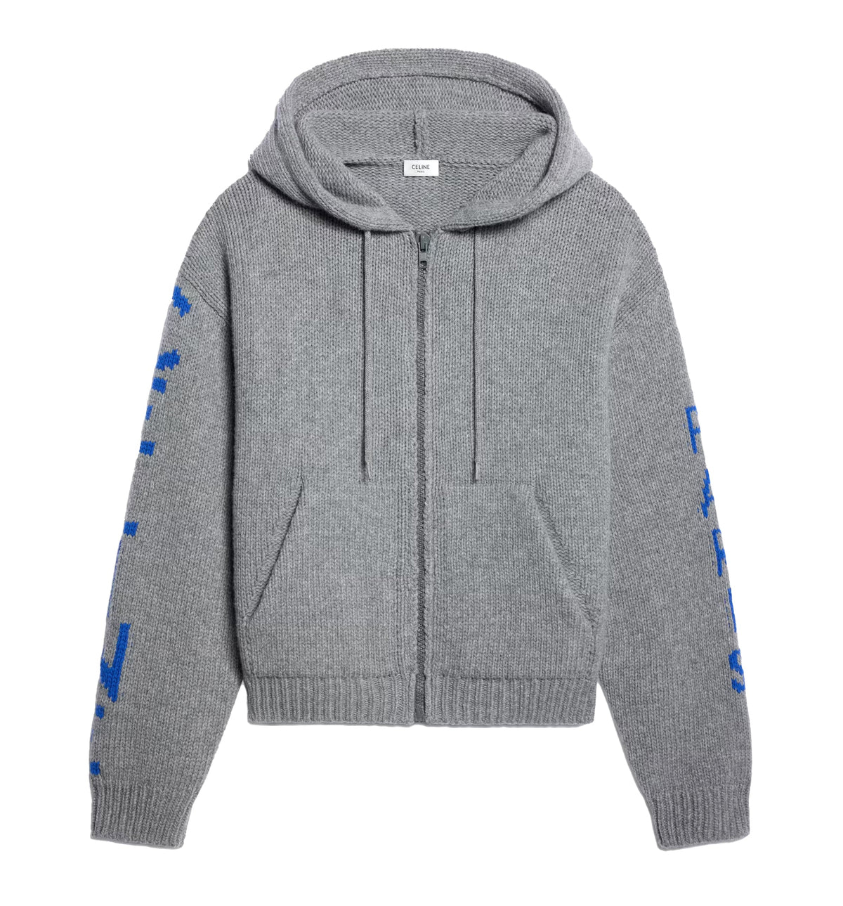 Zip-up Virgin Wool Cardigan
