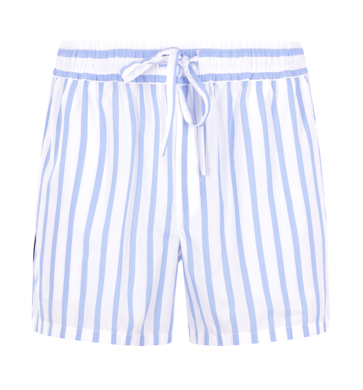 Striped Poplin Bermuda Shorts