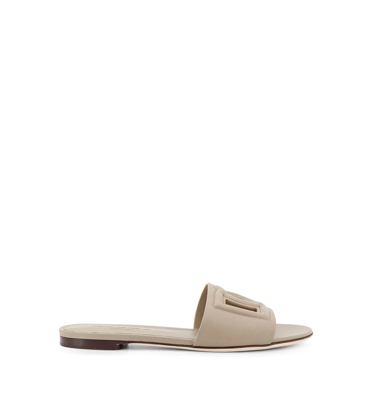 Calfskin Sliders With DG Logo