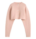 Cropped Oversized Cardigan