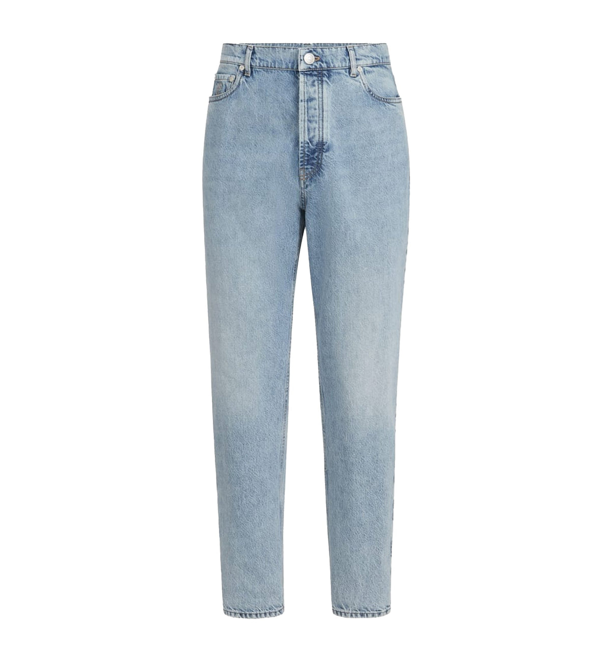 Denim iconic fit five-pocket trousers