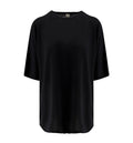 Longline wool blend sweater