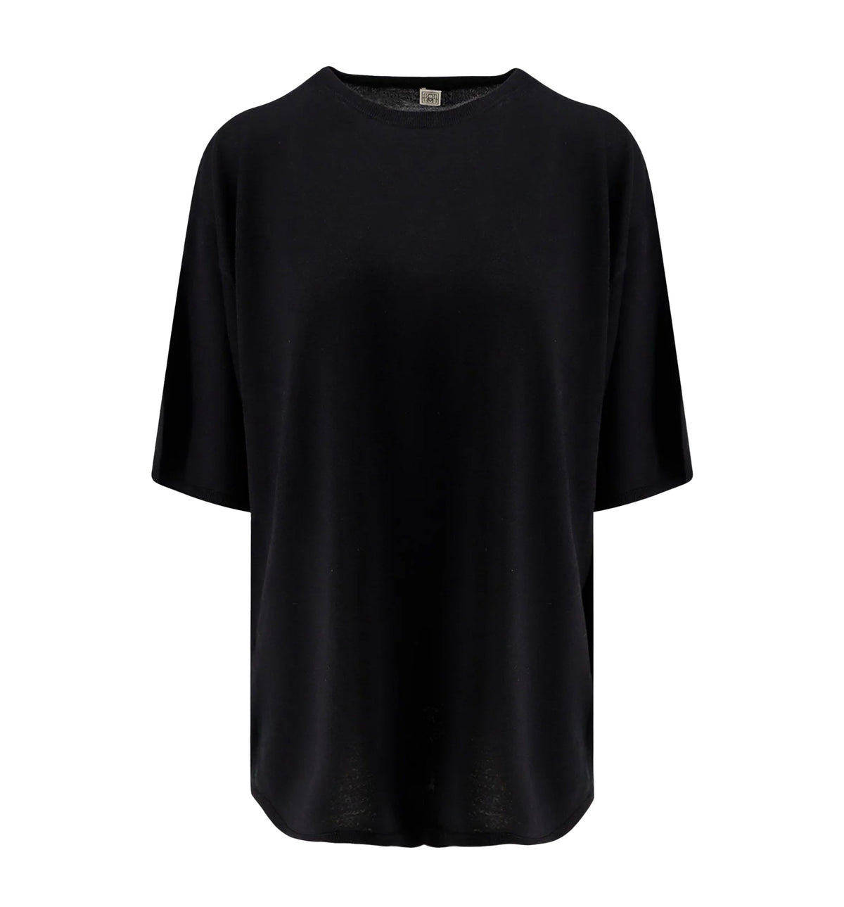 Longline wool blend sweater