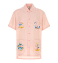 Viscose linen shirt