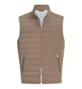 Lightweight techno fabric down vest