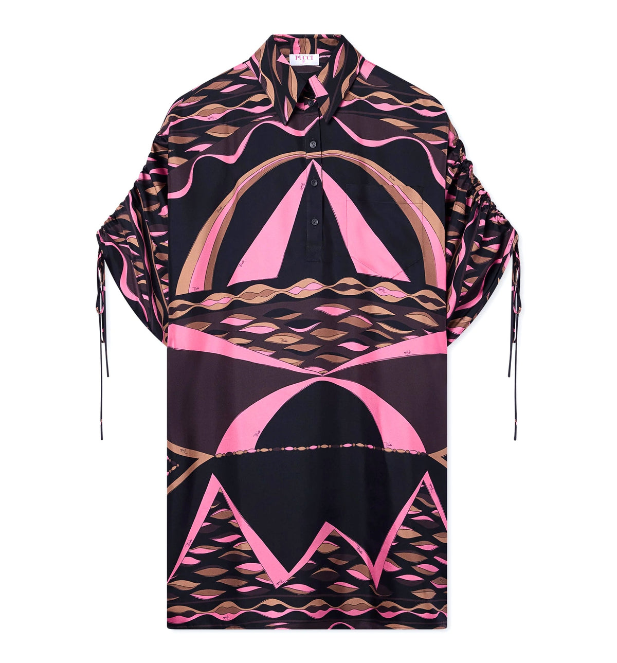 Dune Print Silk Kaftan