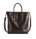 Intrecciato Zipped North-South Tote