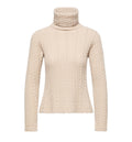Cable Knit Wool Blend Turtleneck